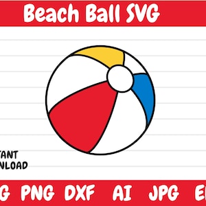 Wasserball SVG | Klassischer Wasserball Spassball | Sommerspass | Billardkugel |