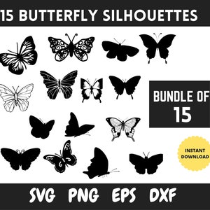Butterfly SVG  Bundle | Butterfly Clipart | Butterfly Graphic | Butterfly PNG | Butterfly EPS | Butterfly dxf