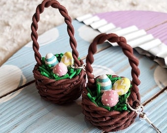 Easter Basket Earrings