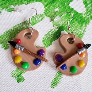 Paint Palette Earrings