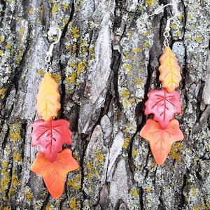 Autumn Leaves Dangling Earrings