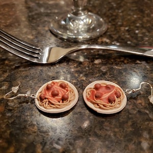 Plate of Spaghetti Earrings