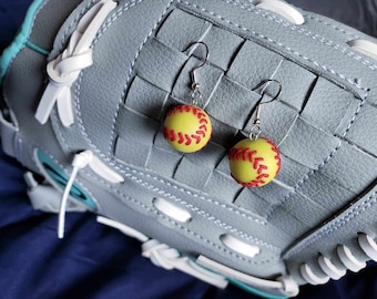 Softball Earrings
