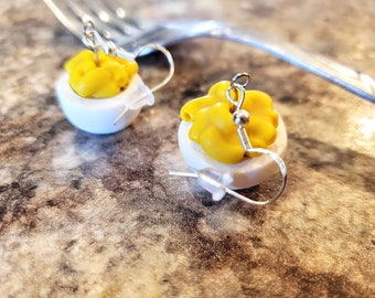 Macaroni and Cheese Earrings