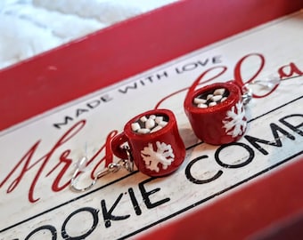 Hot Chocolate Mug Earrings