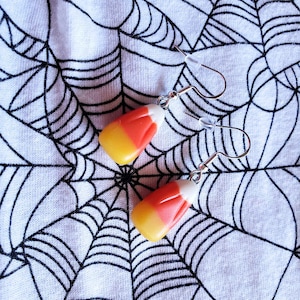 Candy Corn Earrings