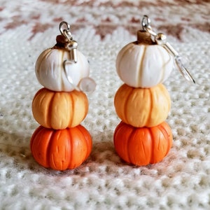 Pumpkin Stack Earrings