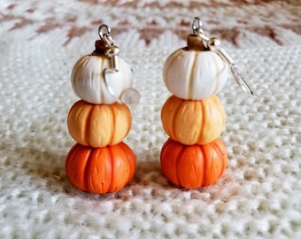 Pumpkin Stack Earrings