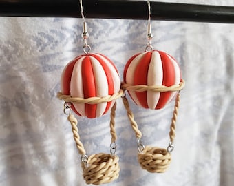 Hot Air Balloon Earrings