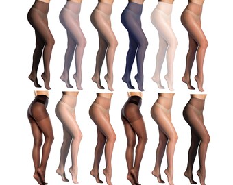 Classic Tights 20 Denier Sheer Semi Matt size S - XXL 14 Colors New