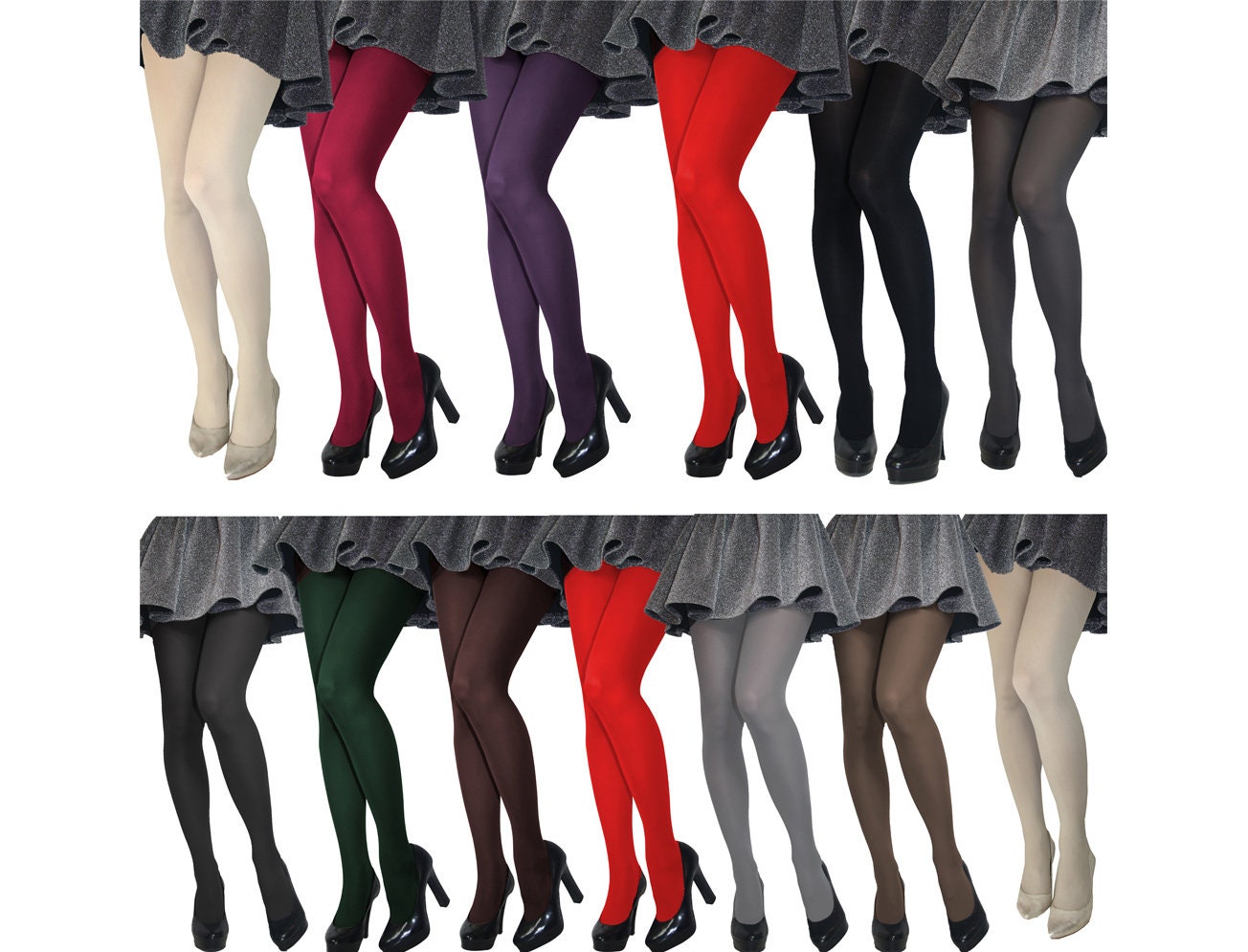 Wool Women's Black Tights. Winter Essentials. Warm and Soft. Elegant Fit.  Comfortable and Protective. Non Itchy. OEKO-TEX STANDARD 100. 