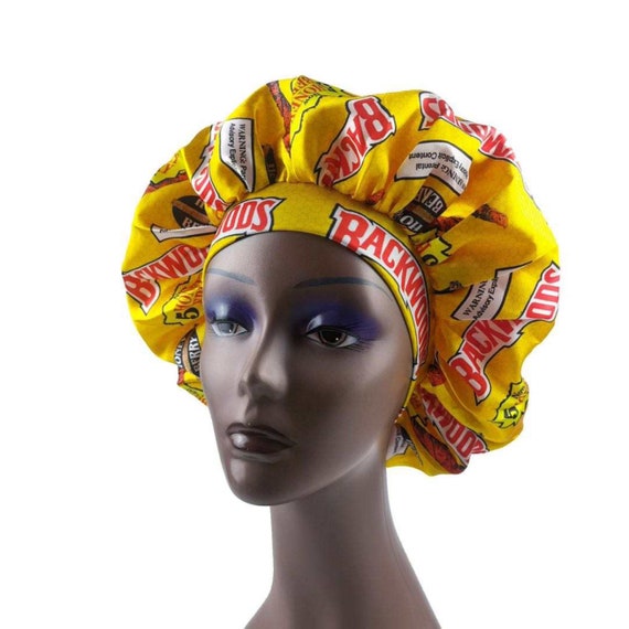 Boujee Designer Bonnets  Silk hair bonnets, Hair bonnet, Head scarf styles