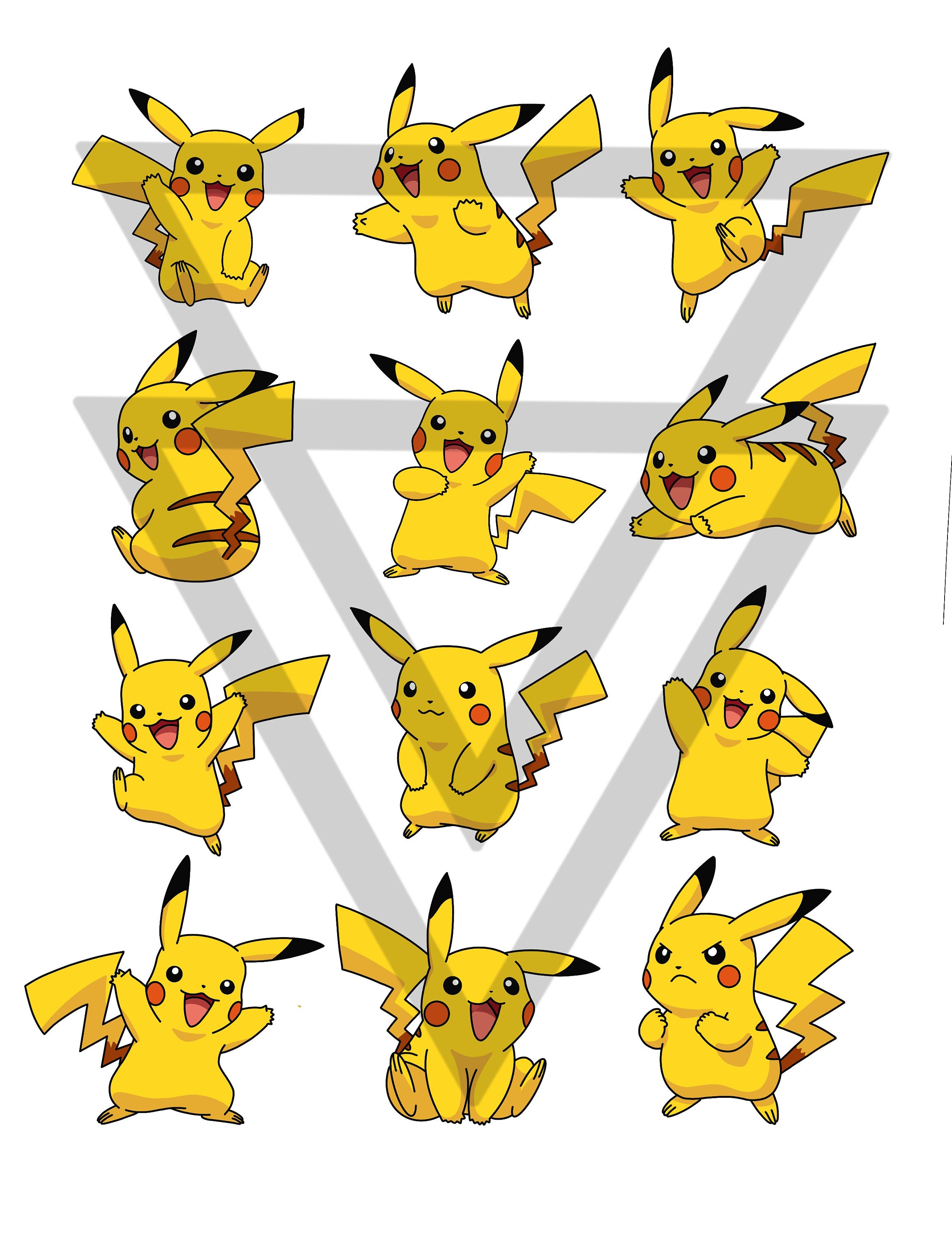 Un Tatouage De Pikachu Vibrant Avec Un Arrière-plan Transparent Libère  Votre Fan De Pokemon Intérieur