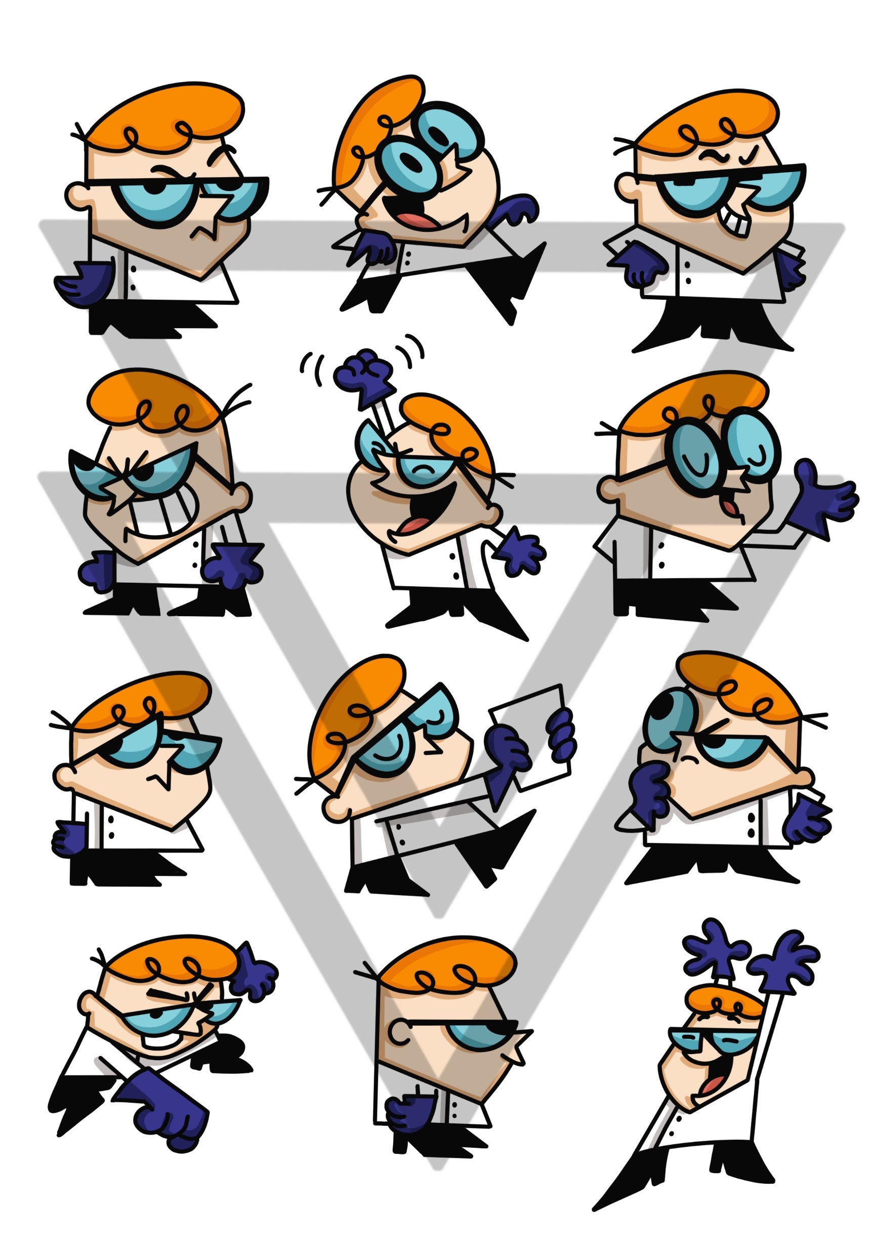 Dexters Laboratory Tattoo Flash - Etsy Dexters Laboratory Tattoo Flash - Etsy
