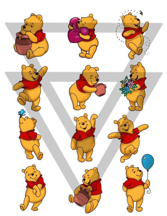 Amazoncom Winnie the Pooh Tattoos Party Favors Set 75 Winnie the Pooh  Temporary Tattoos 5 Sheets Pooh Party Supplies  Toys  Games