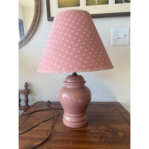 80's Pink Lamps - Etsy