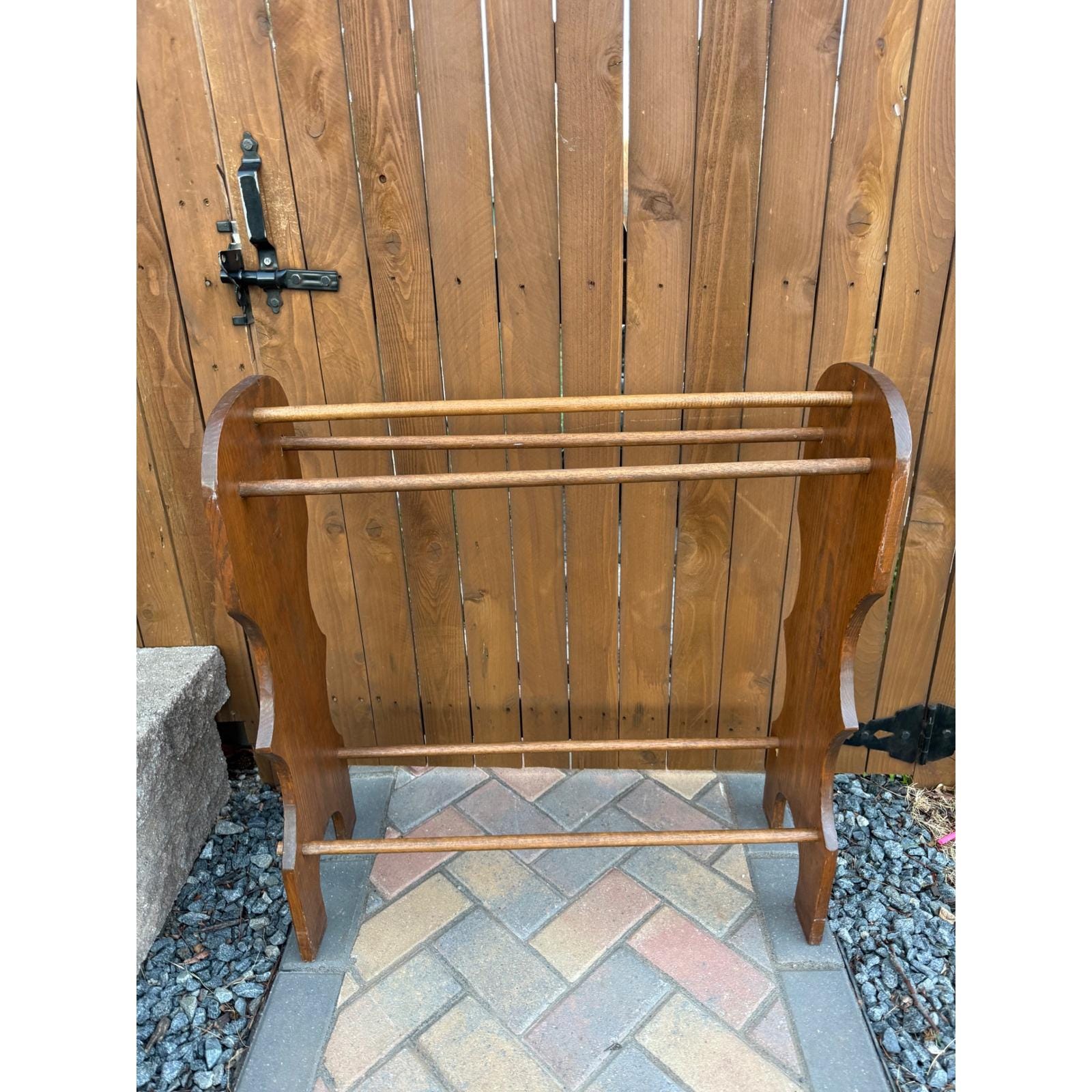 Vintage Wooden Quilt Rack Cottagecore or Grandmacore Style - Etsy