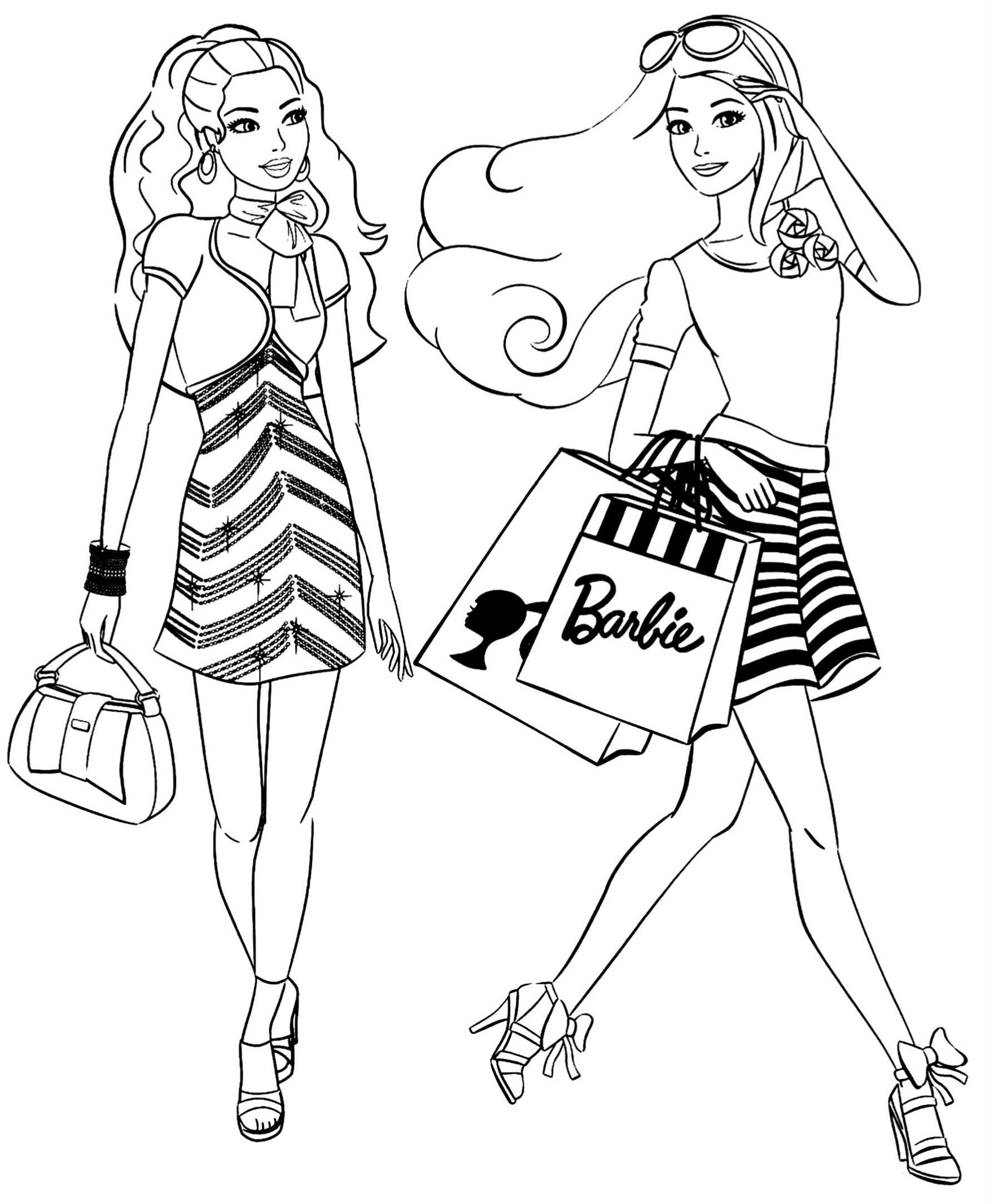 Barbie Fashion Coloring Pages - Il Fullxfull.3338841247 Qoc1 