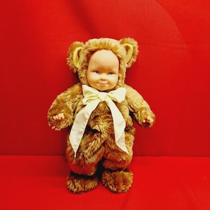 Vintage Anne Geddes baby bear suit 15&quot; 1996