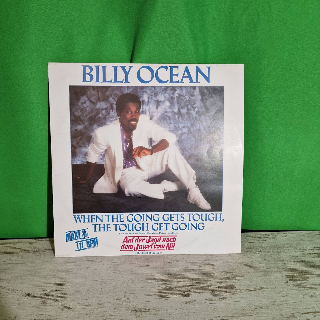 Billy Ocean, When the Going Gets Tough the Tough Get Going. 1986 Etsy