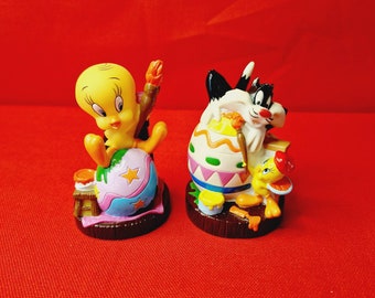 Tweety and silvester Easter set 1999