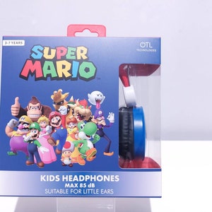Super Mario World-hoofdtelefoon voor ongeveer 3/7 jaar oud