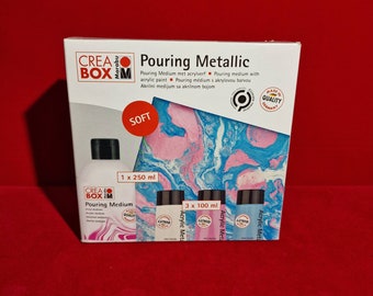Häller medel metallisk vit-rosa-bensin
