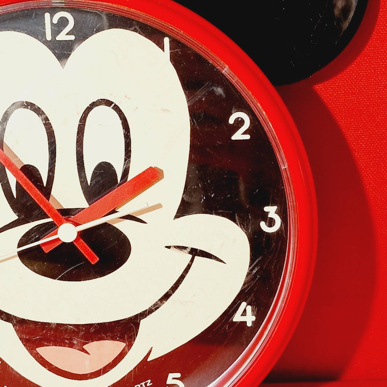 Mickey Mouse Wall Clock Quarts. - Etsy