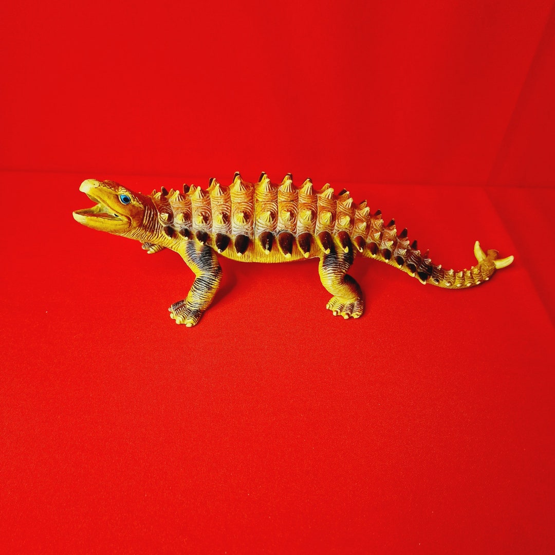 Figurine Ankylosaurus Dor Mei 1986 - Dinosaure Occasion - Thème Dinosaures - Collection Vintage
