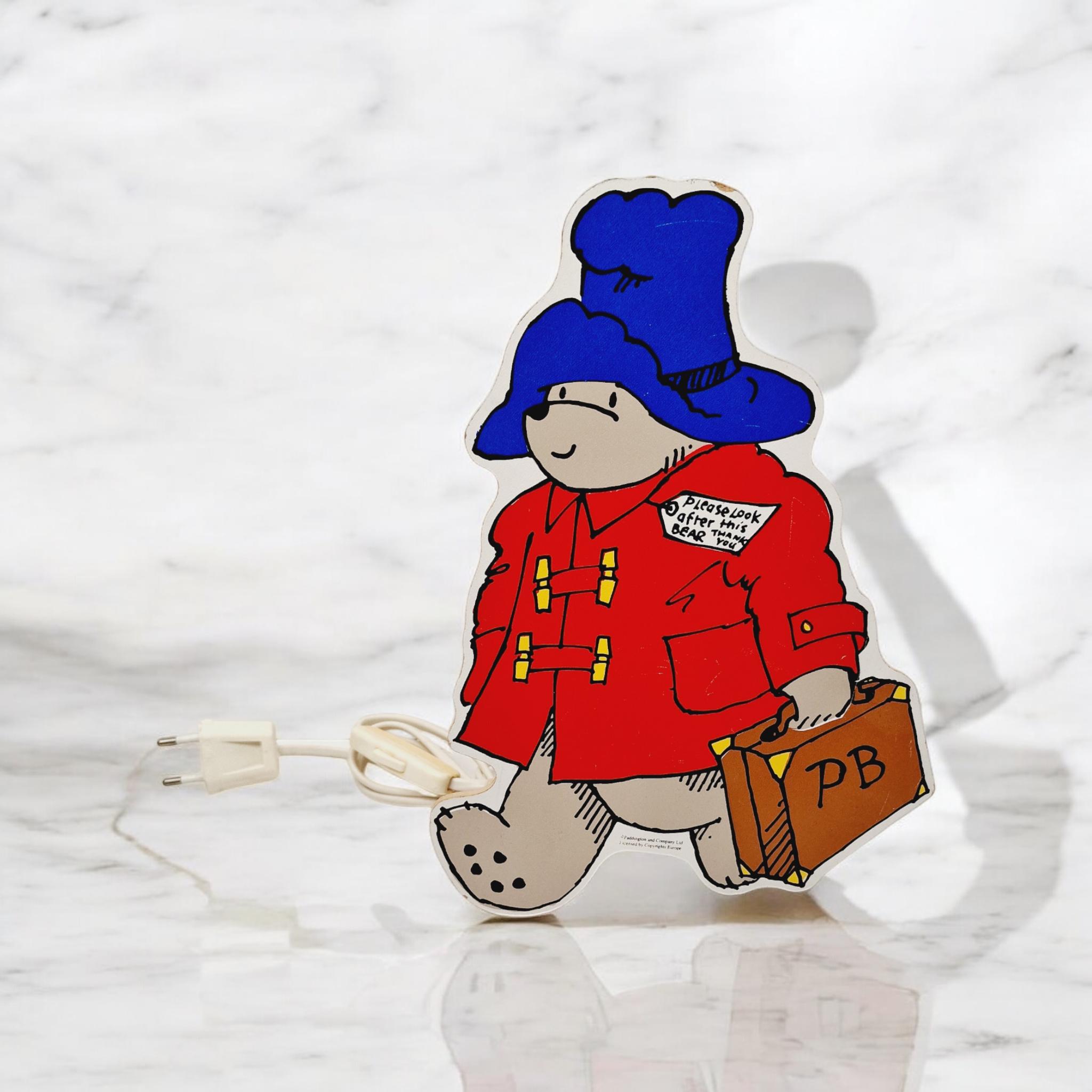 Vintage Paddington Bear Wall Lamp. - Etsy