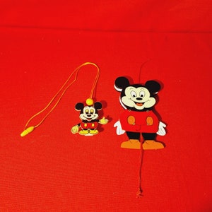 Vintage Mickey mouse pull string 70&#39;s