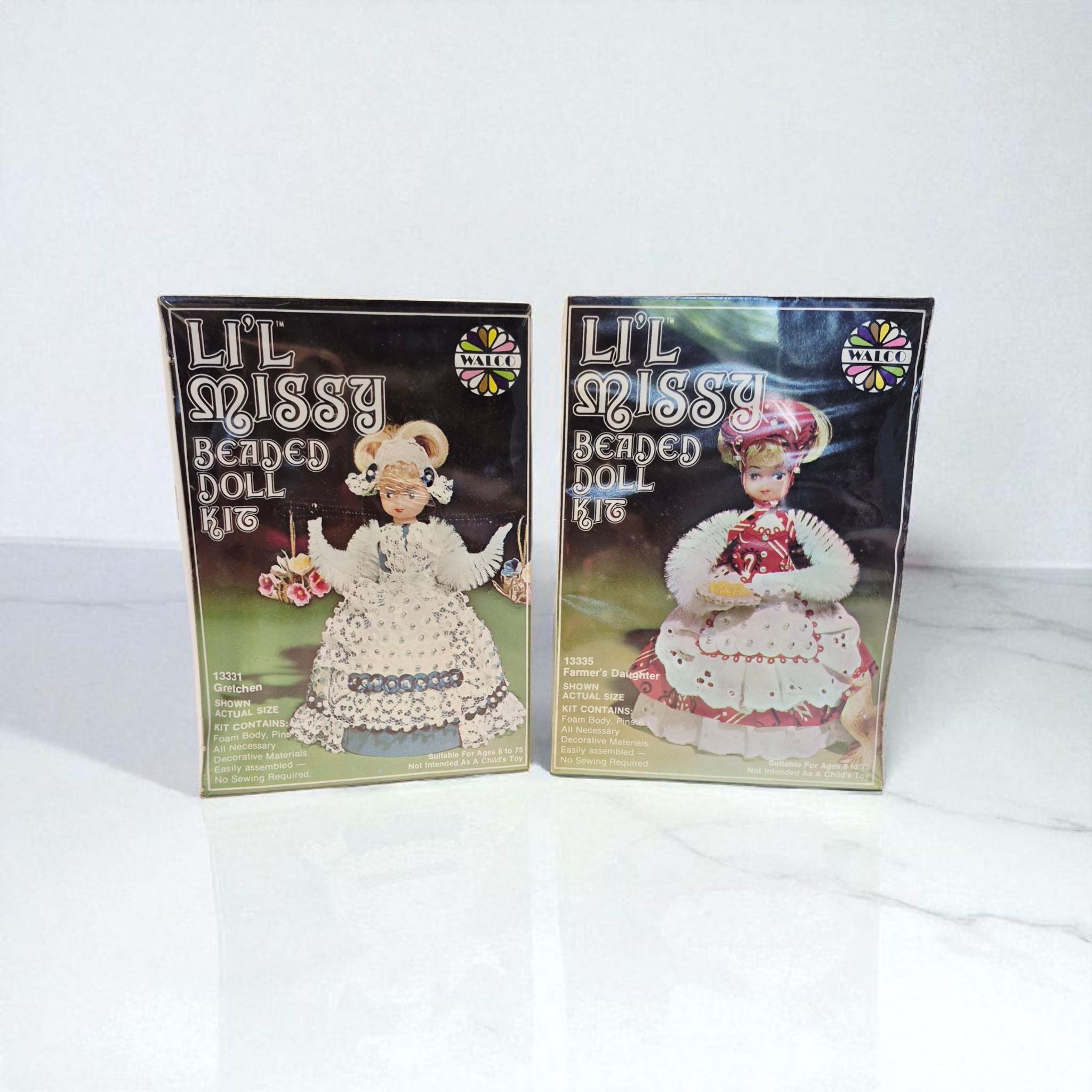 Li'l Missy Beaded Doll Kits – Gretchen & Farmer's Daughter (#13331