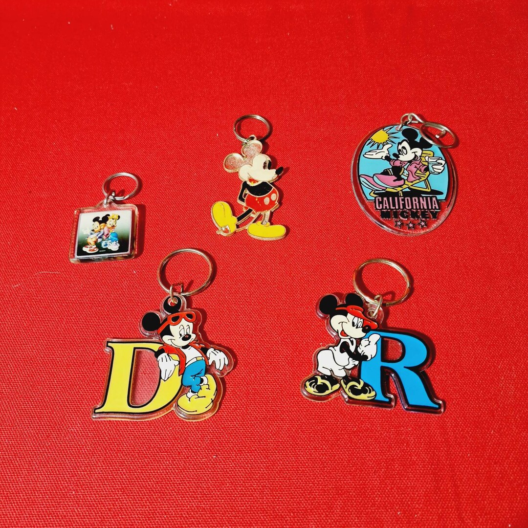Vintage Disney Mickey Mouse Keychains. Etsy