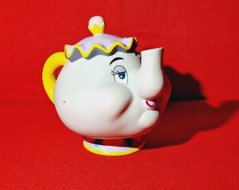 Disney Beauty & the Beast Mrs potts piggy bank.