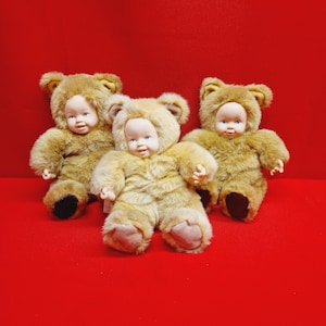 Vintage Anne Geddes baby bear 1998