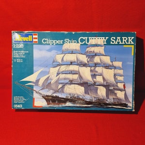 Revell 05401 Clipper verzegelde tas, compleet en niet-gemonteerd 1983. Lees de beschrijving voor meer vintage modelkits en goedkopere verzending.