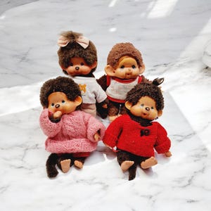 VINTAGE 8" CHIC A BOO, FUTAGONOMONCHHICHI, SEKIGUCHI 1974, MONKEY SOFT