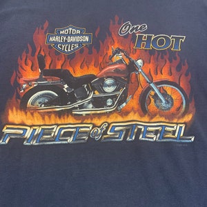 Vintage 90s Harley Davidson Motorcycle Tee