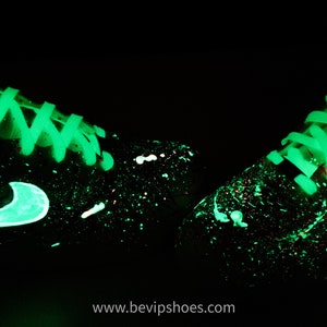 Custom Nike Air Force 1 low &quot;Glow in the dark fluorescent&quot; the BEST QUALITY Custom Shoes AF1
