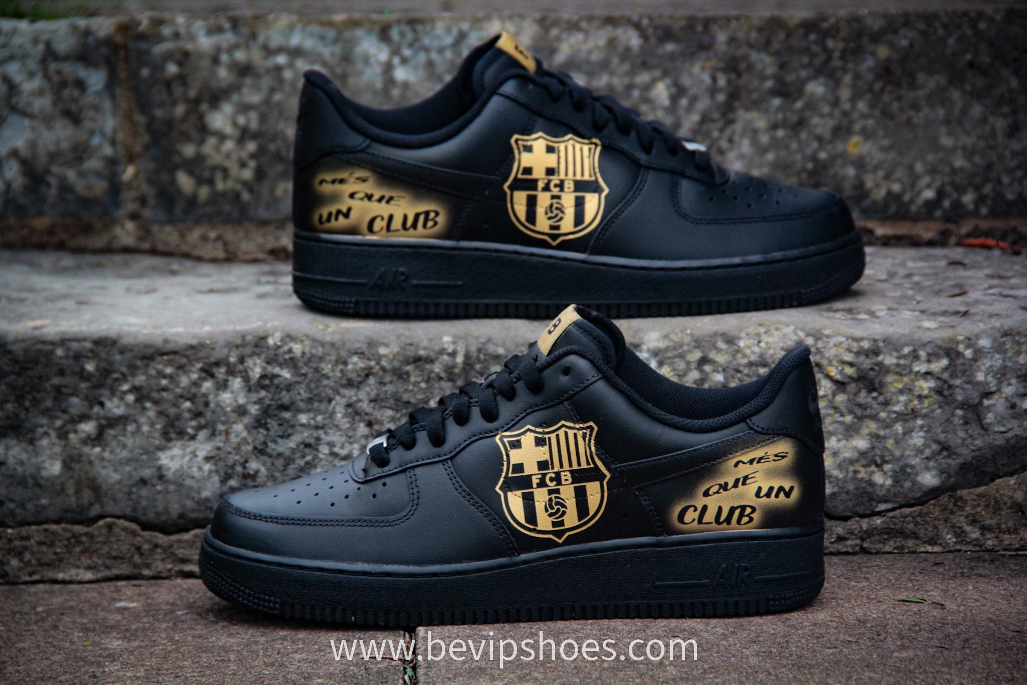 rijk Beleefd tumor Custom Air Force 1 FC Barcelona BESTE KWALITEIT - Etsy België