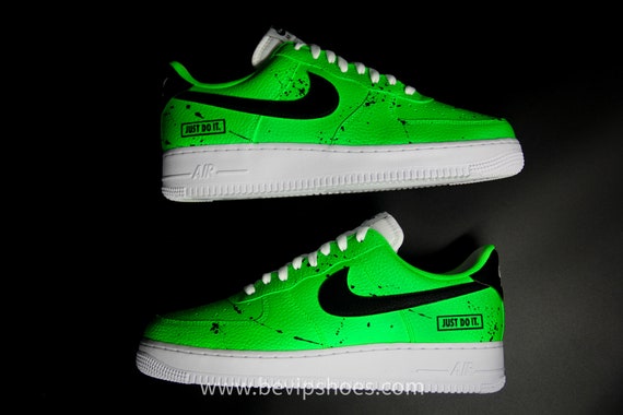 Custom Air Force 1 Neon Green