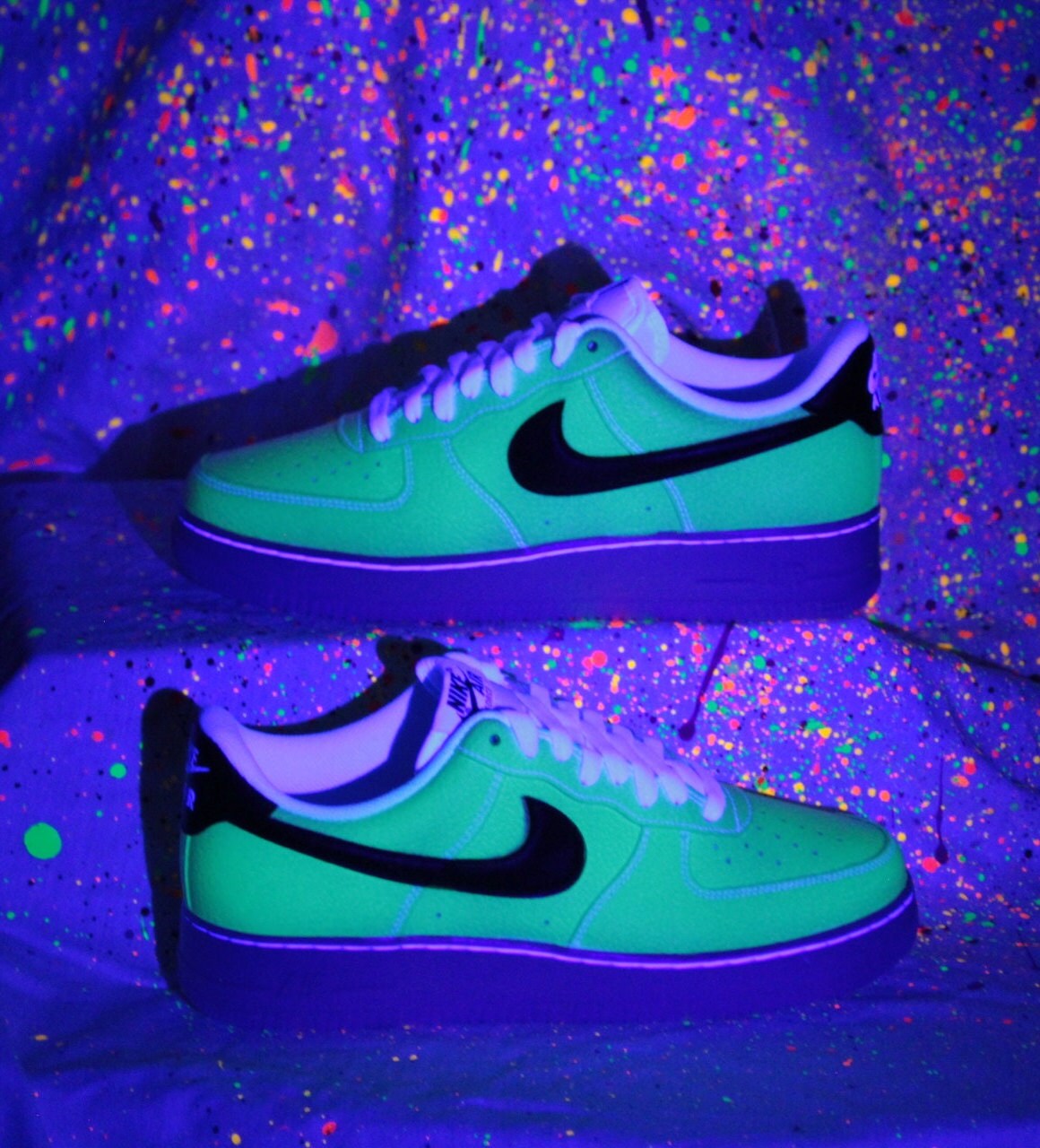 computer chip air force 1 glow in the dark