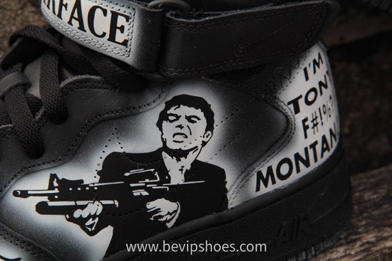Nike air force top 1 tony montana