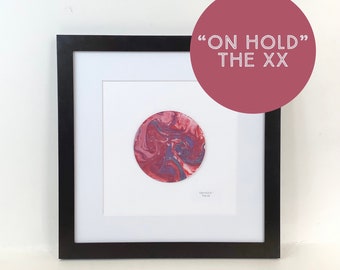 Art From Music - The xx “On Hold” - Melodious Ink- Original Art -Perfect Gift for Music Lover- FREE SHIPPING in US