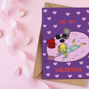 Carte de Saint-Valentin drôle de Mr Burns/Carte de Saint-Valentin pour votre autre moitié/petit ami/petite amie/partenaire