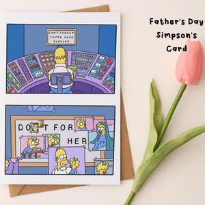 Fallo per lei: biglietto d'auguri per la festa del papà ispirato ai Simpson