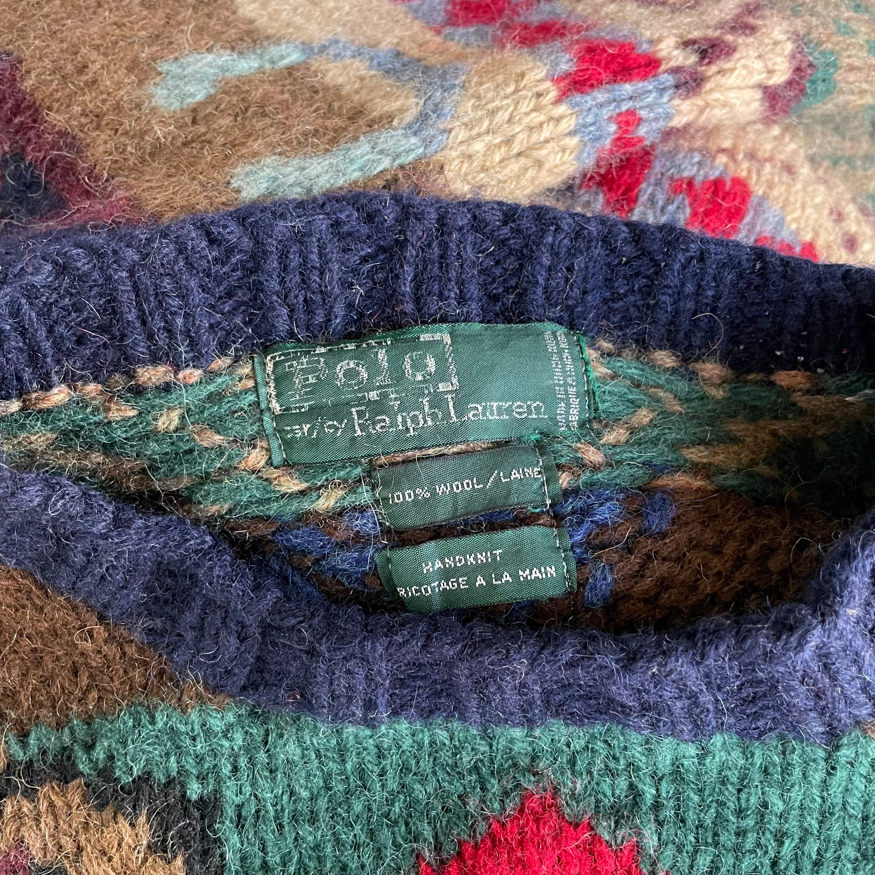 Vintage Polo Ralph Lauren Cowboy Sweater Bucking Broncos Vintage Polo Ralph Lauren Cowboy Sweater Bucking Broncos