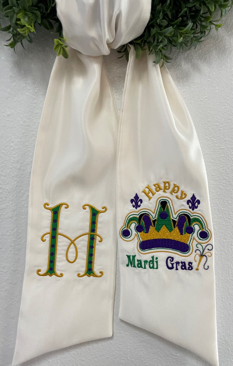 mardi gras king sash