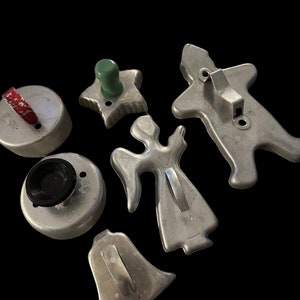 Set of Six (6) Vintage Cookie Cutters