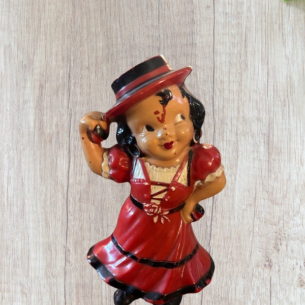 Irwin 1950’s Dancing Lady Wind-Up Toy